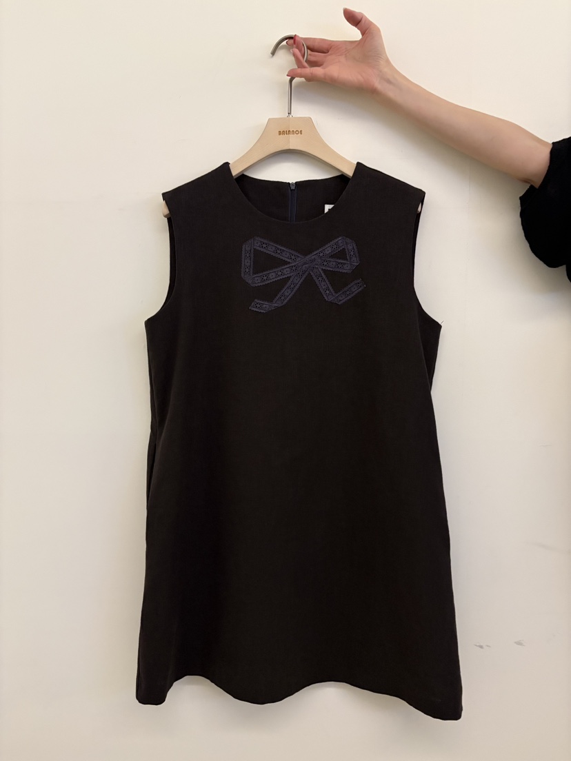 BALANCE韓國東大門代購女裝新品推薦26夏季26春夏連衣裙亞麻緞BALANCE連衣裙圖色3
