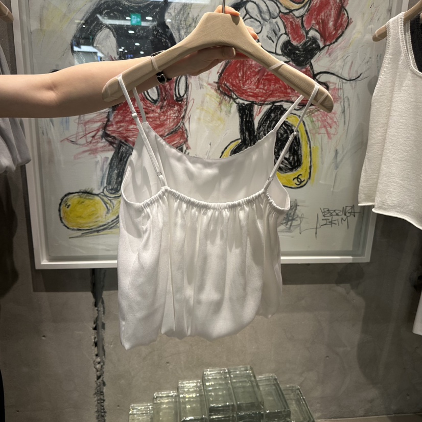 LAMAGIEPIE/LAMAGIE GREY韓國直郵女裝新款熱賣吊帶背心亞麻燈籠LAMAGIEPIE/LAMAGIE GREY吊帶/背心