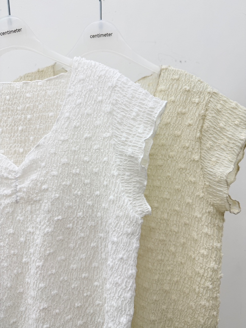 CM韓國直郵女士新品26夏季26春夏人氣職業時尚襯衫蕾絲衫絨CM_centimeter襯衫/蕾絲衫