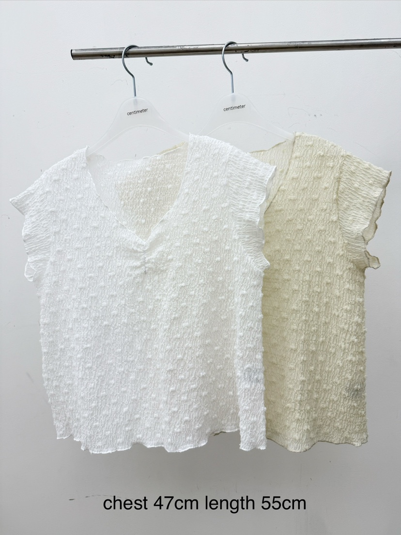 CM韓國直郵女士新品26夏季26春夏人氣職業時尚襯衫蕾絲衫絨CM_centimeter襯衫/蕾絲衫