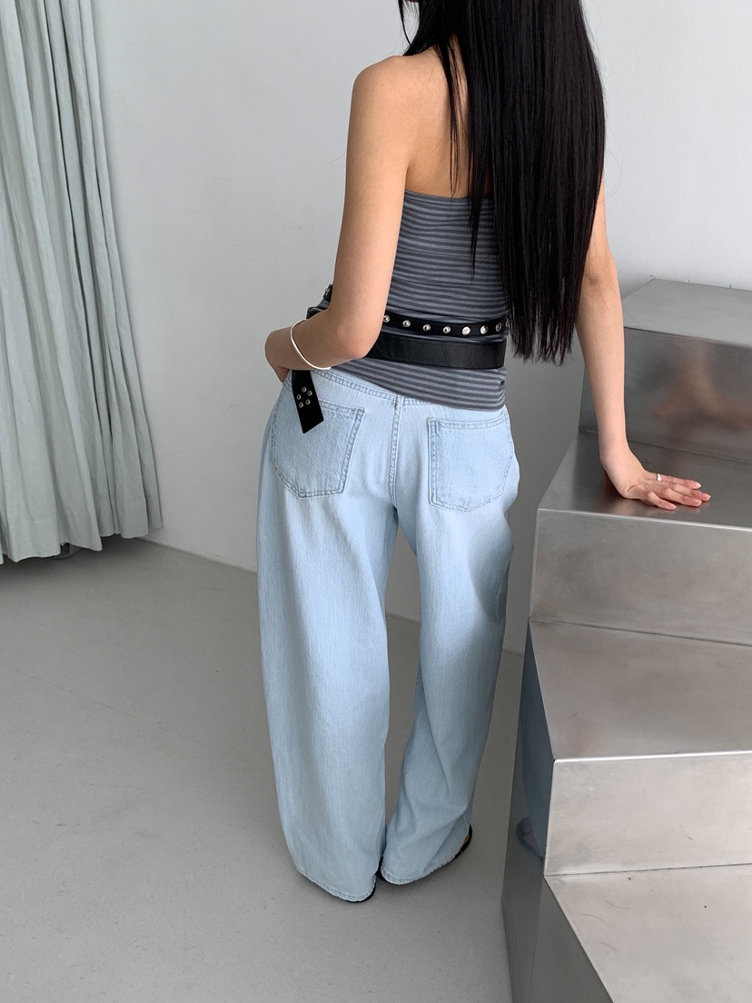 PROJECT SALT東大門實拍韓國女裝新款熱賣牛仔褲PROJECTSALT牛仔褲