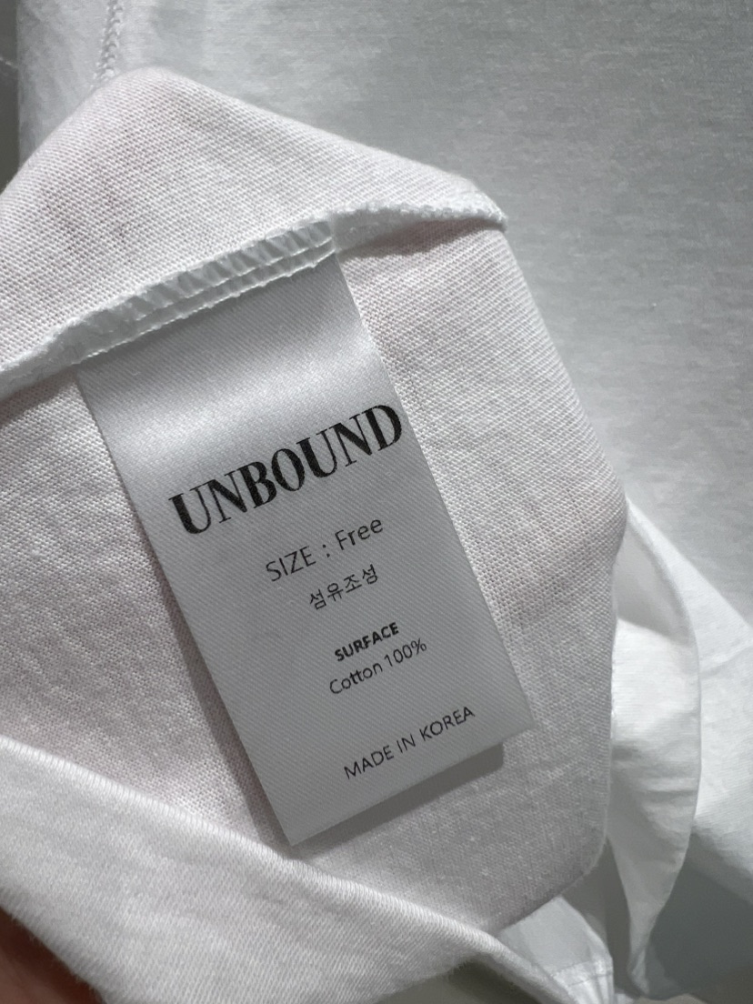 UNBOUND韓國直郵實拍女士新款休閑職業人氣時尚26春夏T恤UNBOUNDT恤