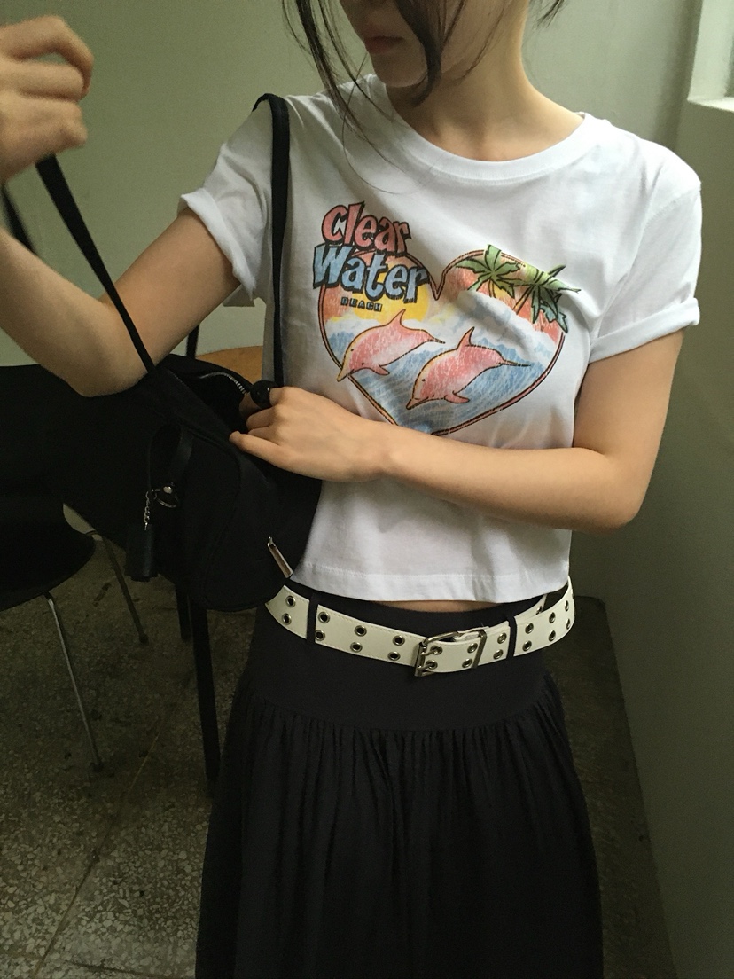UNBOUND韓國直郵實拍女士新款休閑職業人氣時尚26春夏T恤UNBOUNDT恤圖色1