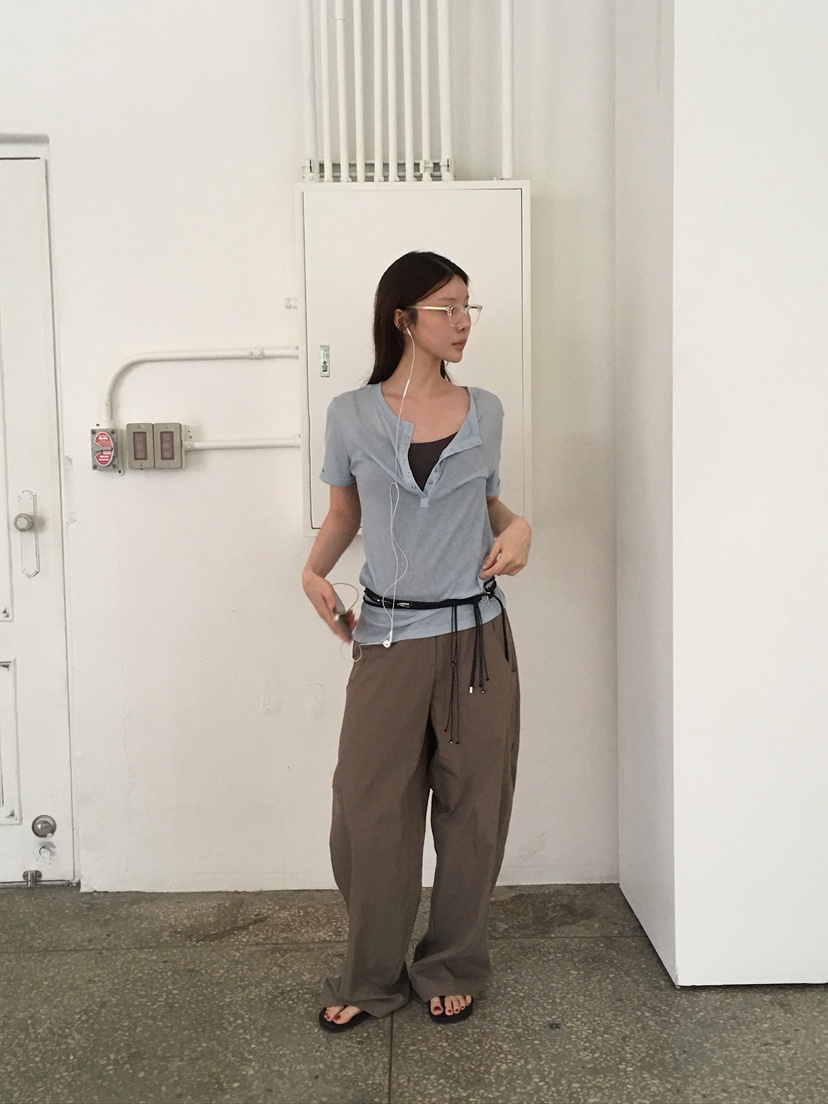 UNBOUND東大門實拍韓國女士新款推薦時尚26夏季26春夏休閑褲UNBOUND休閑褲