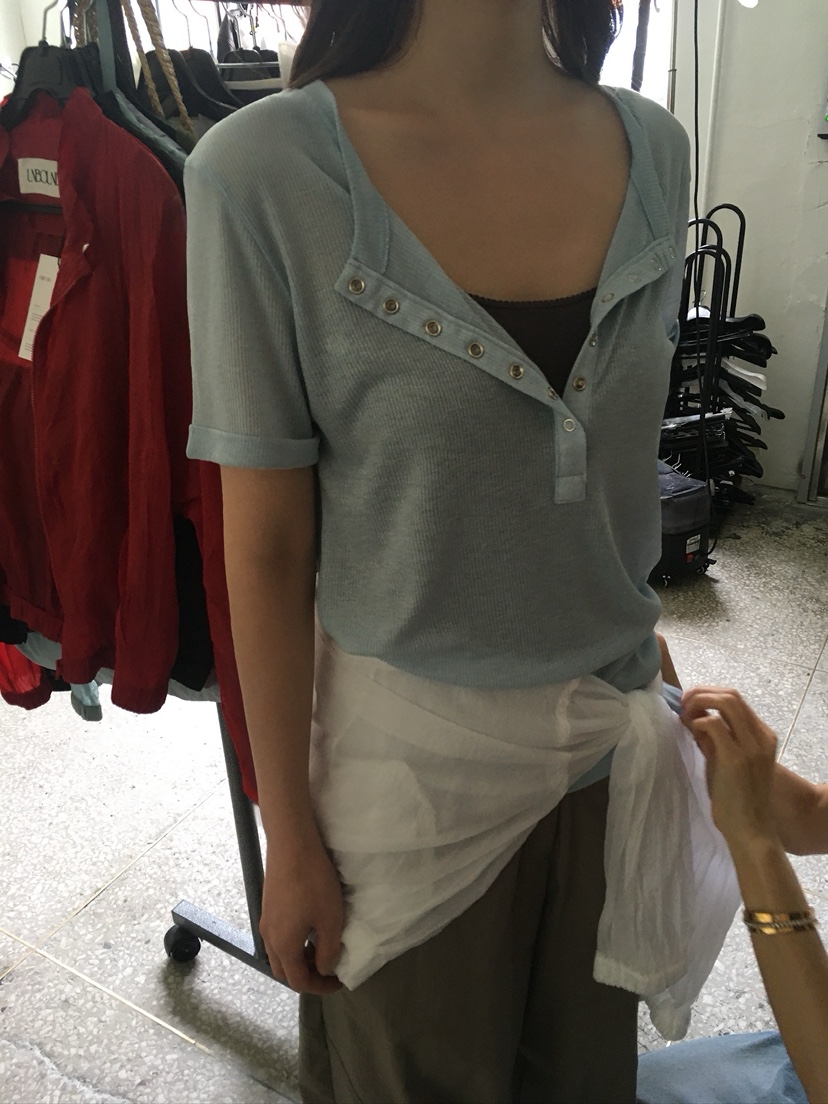 UNBOUND韓國代購女裝新品推薦時尚熱賣職業休閑人氣26春夏T恤UNBOUNDT恤