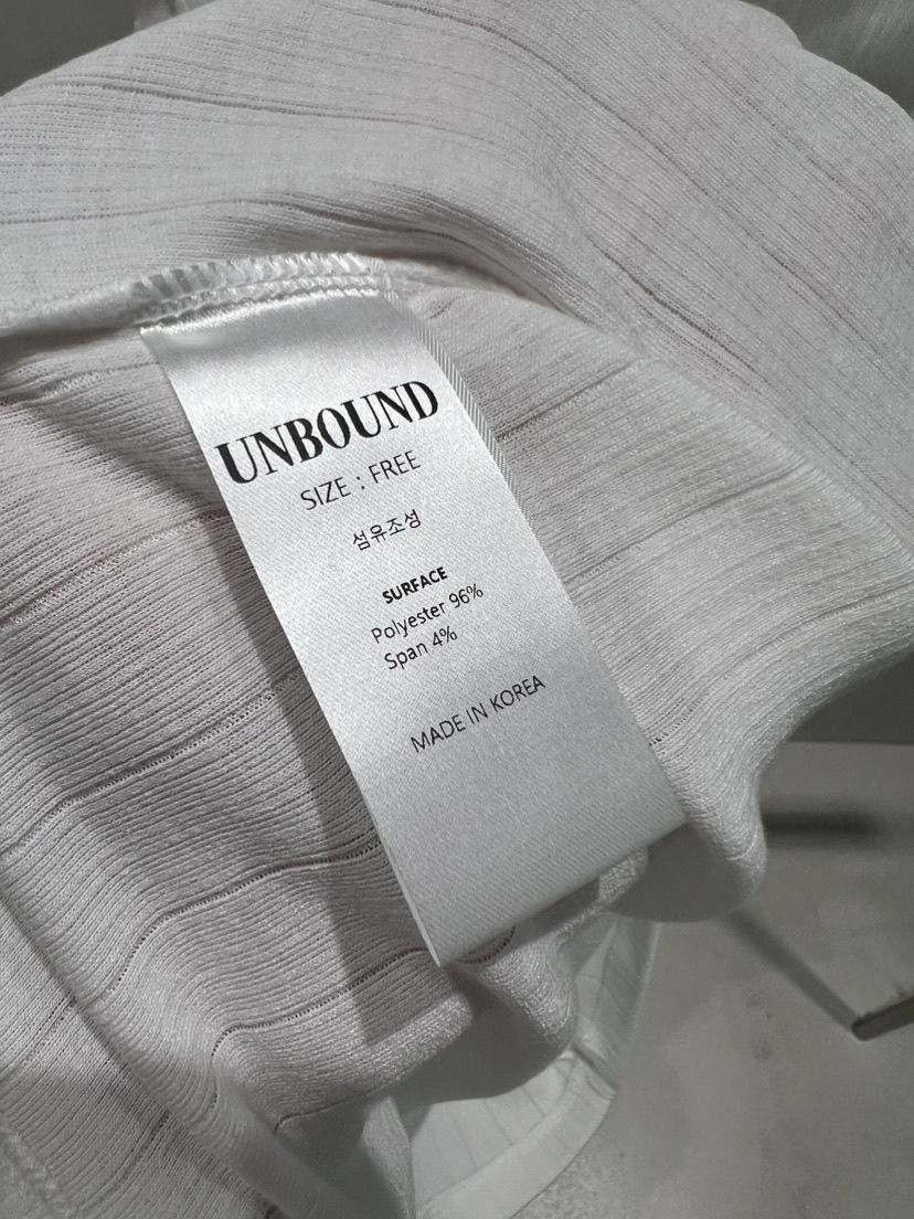 UNBOUND韓國直郵女裝新品時尚職業26春夏休閑吊帶背心短款UNBOUND吊帶/背心