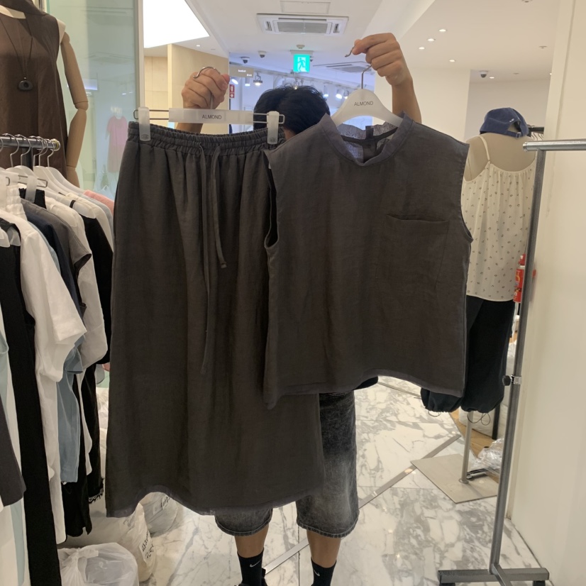 ALMOND韓國直郵實拍女士新款人氣時尚熱賣26春夏套裝套裝ALMOND套裝圖色2