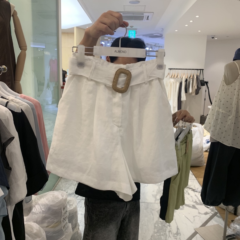 ALMOND韓國代購女裝新品26夏季熱賣時尚人氣休閑職業短褲ALMOND短褲圖色2