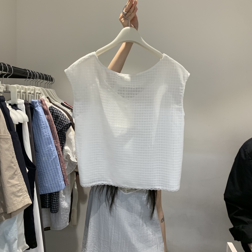 JINSIM韓國代購女士新款26夏季休閑26春夏職業襯衫蕾絲衫JINSIM襯衫/蕾絲衫