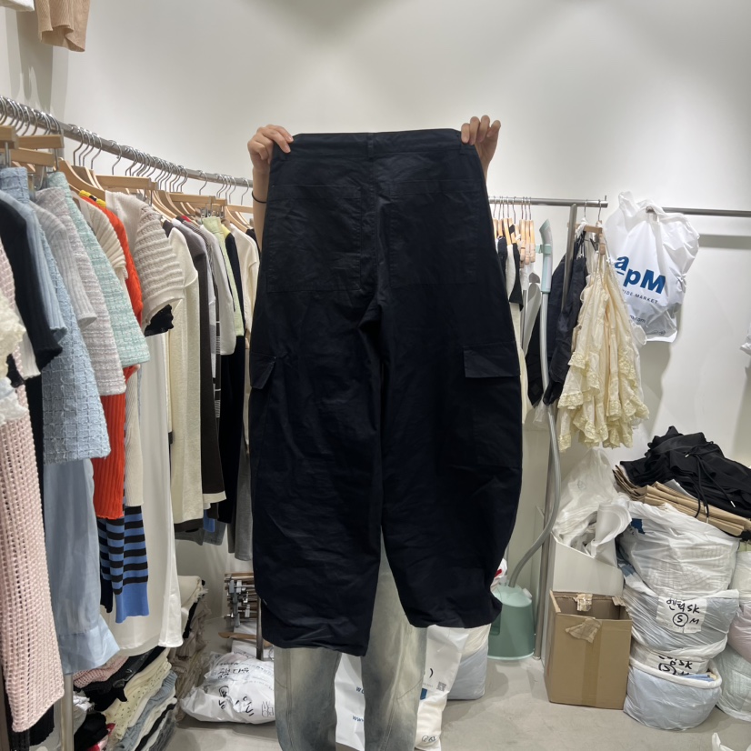 BY BOMI東大門實拍韓國女裝新款26夏季26春夏休閑褲工裝褲BY BOMI休閑褲