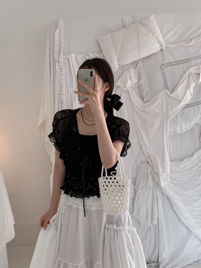 JOURNEY韓國東大門直郵女士新款休閑推薦襯衫蕾絲衫不含內搭JOURNEY襯衫/蕾絲衫