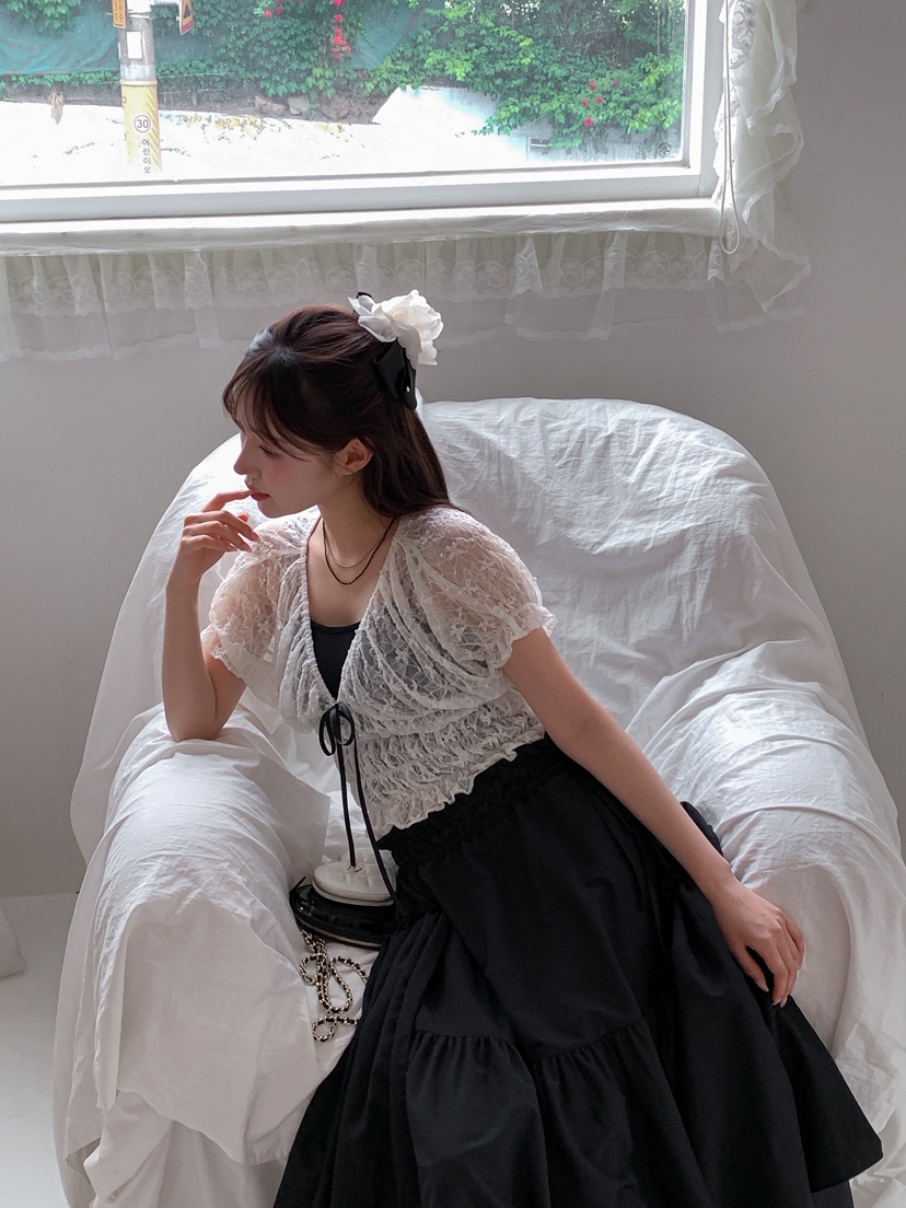 JOURNEY韓國東大門直郵女士新款休閑推薦襯衫蕾絲衫不含內搭JOURNEY襯衫/蕾絲衫
