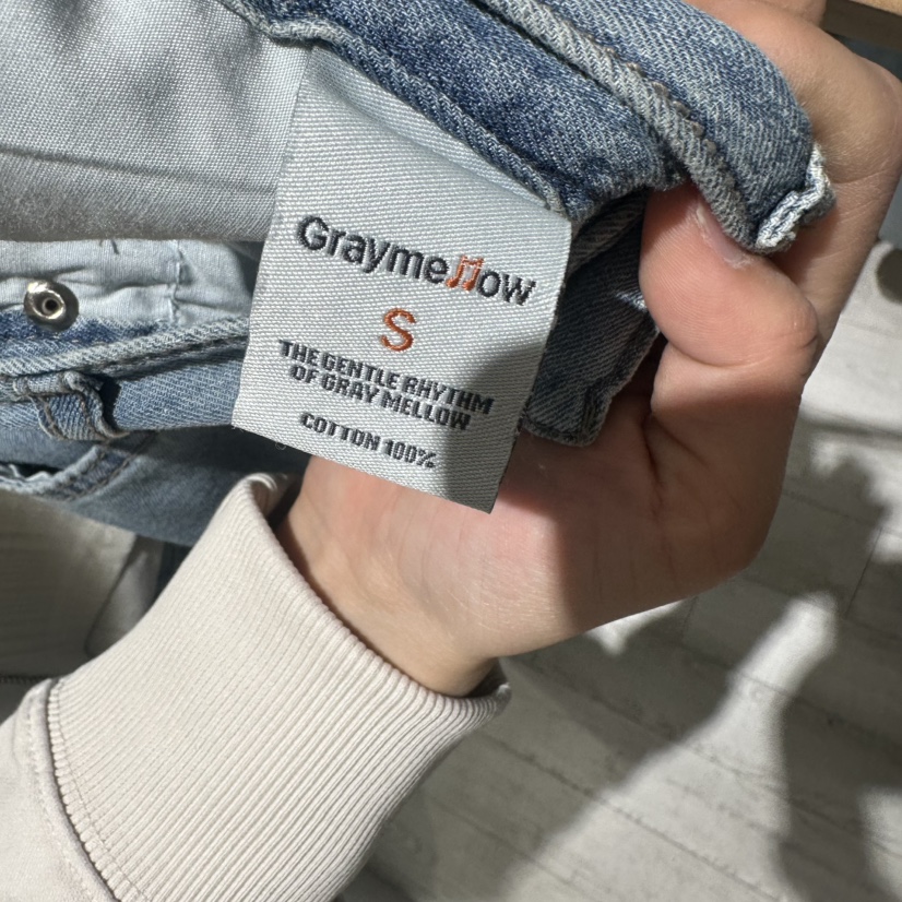 GRAYMELLOW韓國東大門直郵女士新品熱賣職業休閑時尚牛仔褲GRAYMELLOW牛仔褲