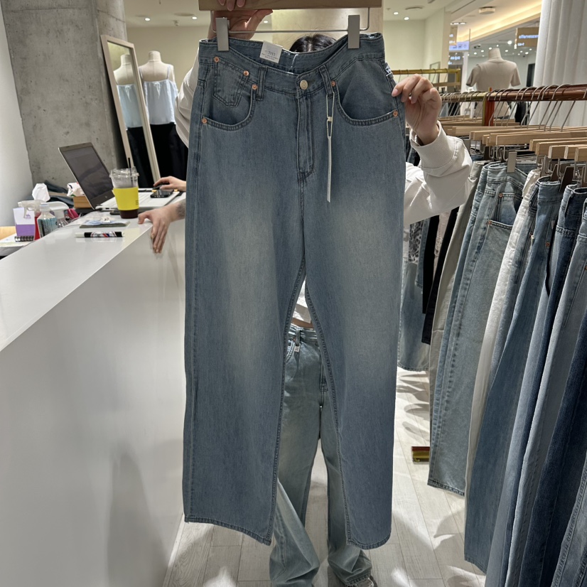 GRAYMELLOW韓國東大門直郵女士新品熱賣職業休閑時尚牛仔褲GRAYMELLOW牛仔褲圖色1