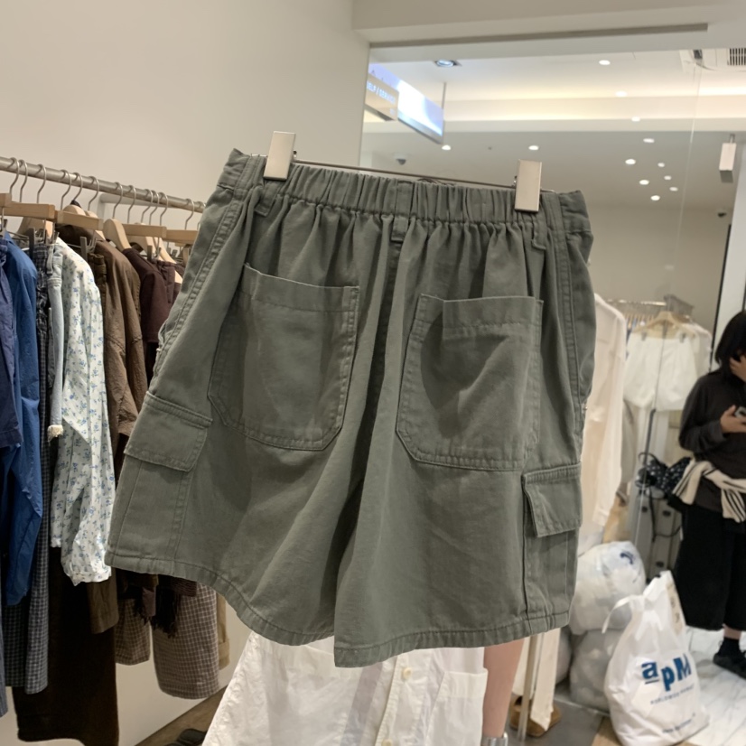 SELF SERVICE韓國直郵女裝新品職業熱賣人氣26春夏短褲工裝SELF SERVICE短褲