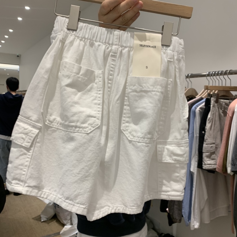 SELF SERVICE韓國直郵女裝新品職業熱賣人氣26春夏短褲工裝SELF SERVICE短褲