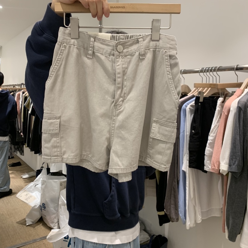 SELF SERVICE韓國直郵女裝新品職業熱賣人氣26春夏短褲工裝SELF SERVICE短褲圖色2