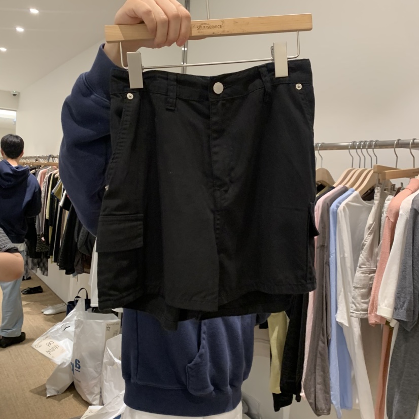 SELF SERVICE韓國直郵女裝新品職業熱賣人氣26春夏短褲工裝SELF SERVICE短褲圖色3