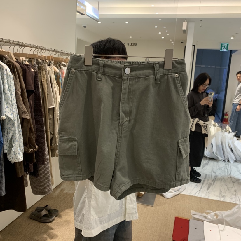 SELF SERVICE韓國直郵女裝新品職業熱賣人氣26春夏短褲工裝SELF SERVICE短褲圖色4