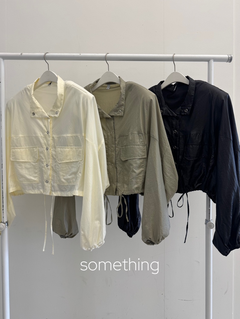 SOMETHING-L/FANCY韓國東大門代購女士新品休閑26春夏夾克SOMETHING-L/FANCY夾克