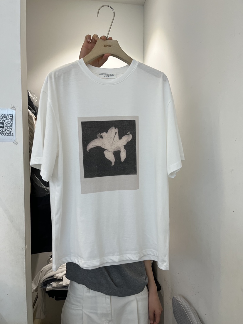 OUVIR韓國直郵女裝新品職業休閑推薦熱賣26春夏26夏季T恤O.V.R/OUVIRT恤圖色1