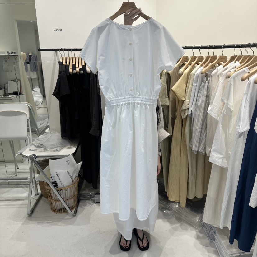 MOWER東大門實拍韓國女裝新品26春夏休閑熱賣職業時尚連衣裙MOWER連衣裙