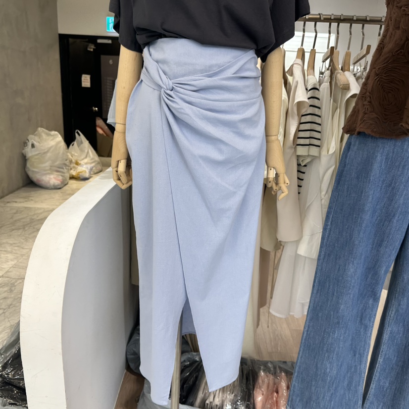 LEWIN韓國直郵女士新品休閑26夏季熱賣推薦人氣時尚長裙亞麻LEWIN長裙圖色2