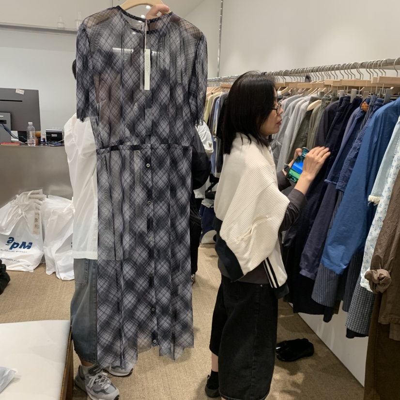 SELF SERVICE韓國東大門代購女士新品26夏季職業人氣連衣裙SELF SERVICE連衣裙
