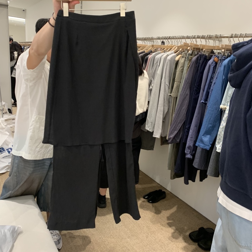 SELF SERVICE韓國東大門代購女裝新品26夏季熱賣裙褲褶裥SELF SERVICE裙褲圖色2