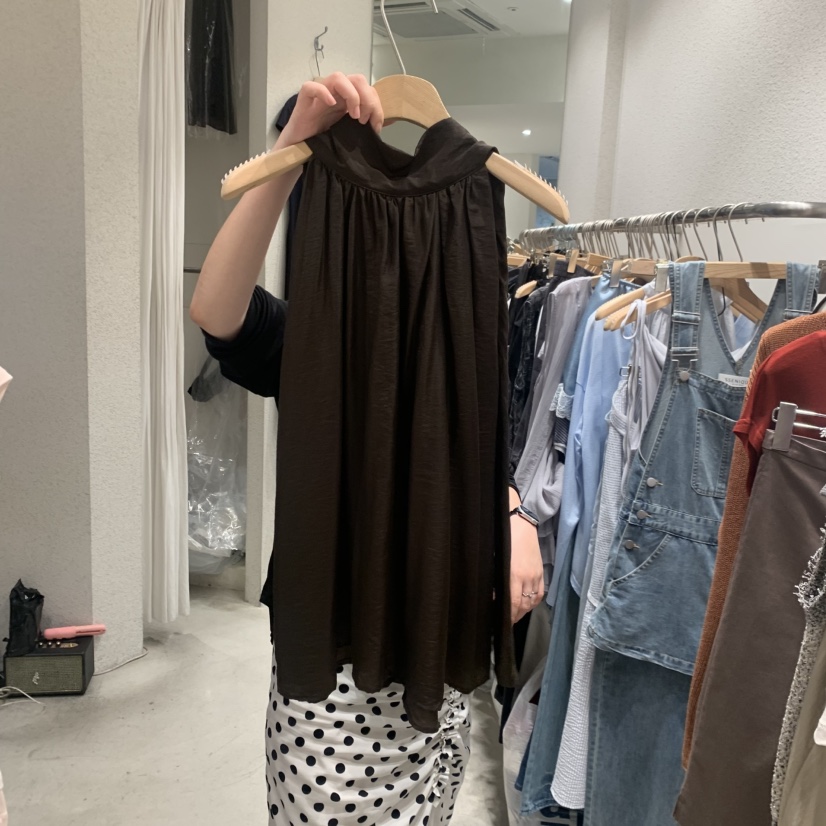 SSEMIENNE韓國代購女士新品職業推薦人氣時尚吊帶背心絲質SSENIQUE/SSEMIENNE吊帶/背心圖色3