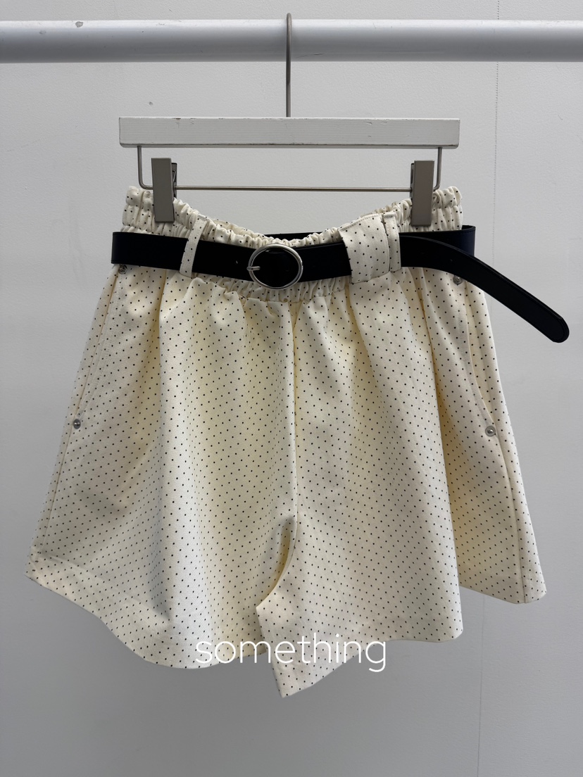 SOMETHING-L/FANCY東大門實拍韓國女裝新品職業短褲不含腰帶SOMETHING-L/FANCY短褲圖色1