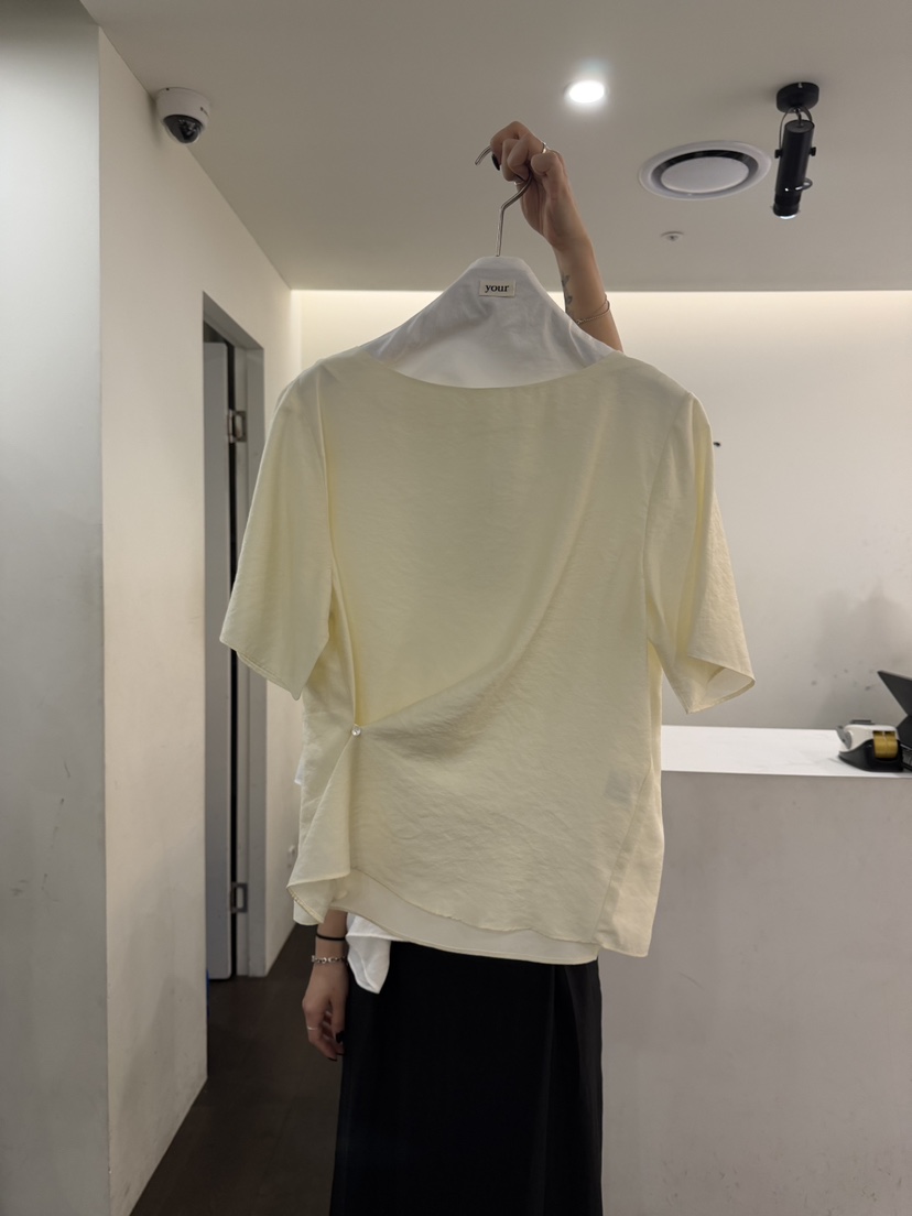 YOUR-P東大門實拍韓國女裝新品推薦熱賣26夏季襯衫蕾絲衫YOUR-P襯衫/蕾絲衫圖色2
