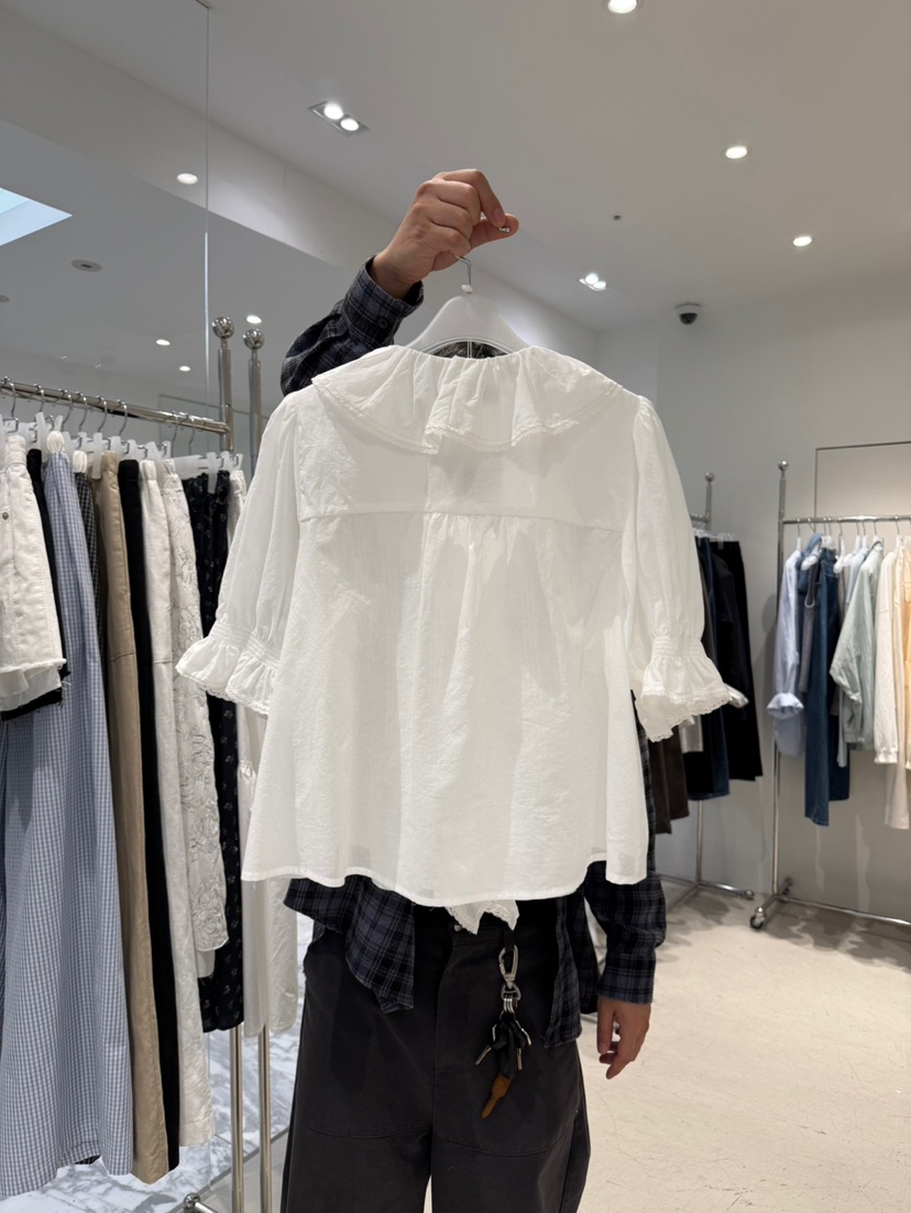 THE BRUNCH韓國直郵女裝新款26夏季時尚職業推薦襯衫蕾絲衫THE BRUNCH襯衫/蕾絲衫