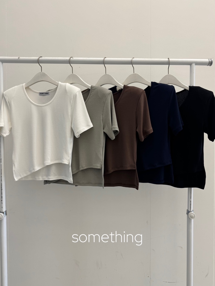 SOMETHING-L/FANCY韓國直郵實拍女裝新款26春夏時尚T恤SOMETHING-L/FANCYT恤