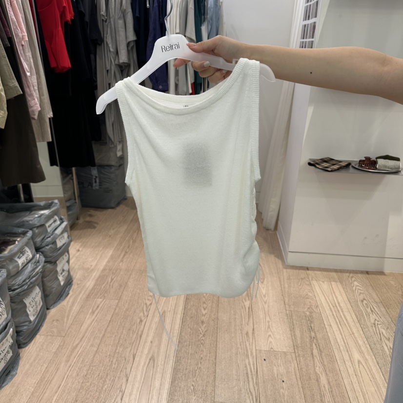 REIRAI韓國直郵女士新品26春夏26夏季熱賣休閑職業吊帶背心Reirai吊帶/背心圖色1