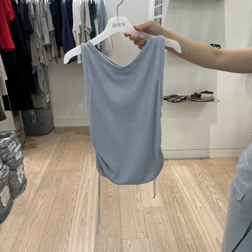 REIRAI韓國直郵女士新品26春夏26夏季熱賣休閑職業吊帶背心Reirai吊帶/背心圖色3