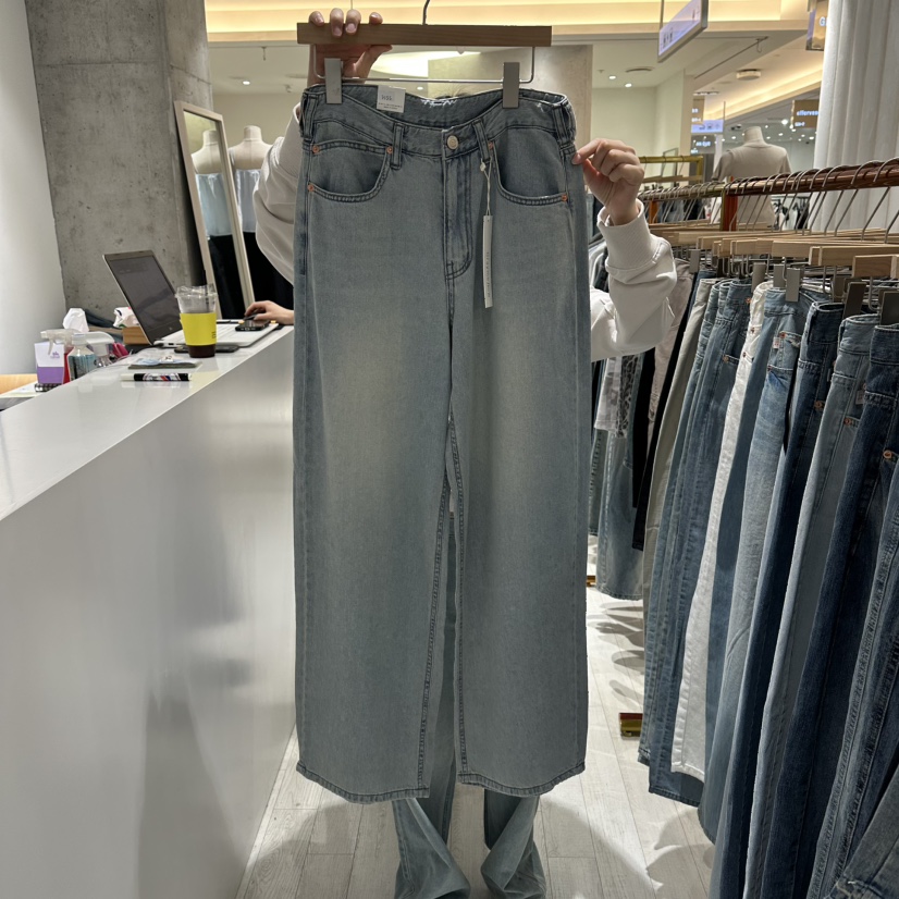 GRAYMELLOW韓國直郵女裝新品休閑推薦熱賣時尚職業牛仔褲GRAYMELLOW牛仔褲圖色2