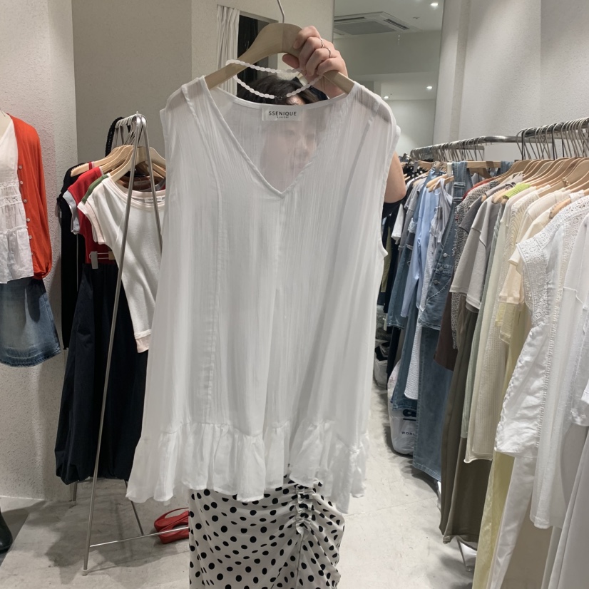 SSEMIENNE韓國直郵女裝新款人氣時尚熱賣26春夏襯衫蕾絲衫長款SSENIQUE/SSEMIENNE襯衫/蕾絲衫圖色1