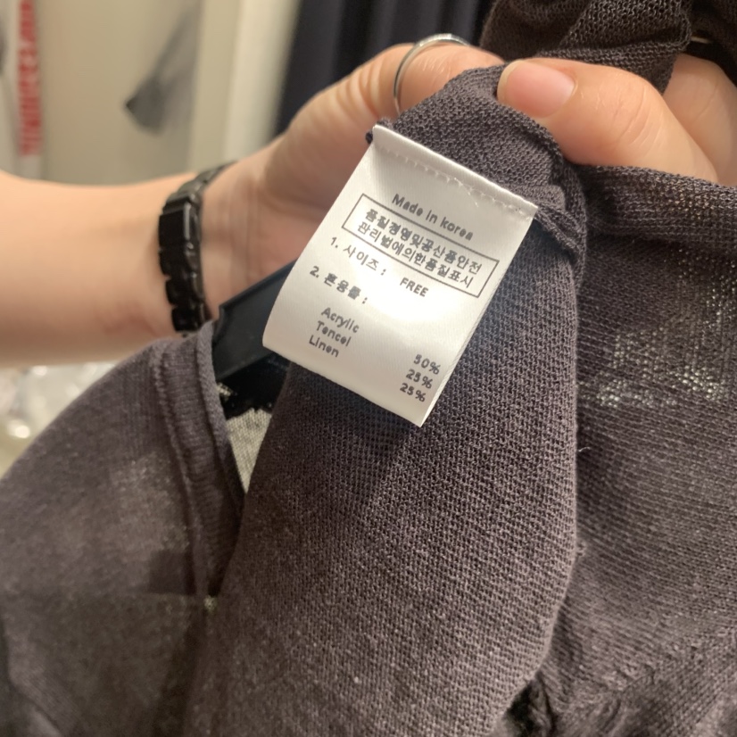 SSEMIENNE韓國代購女裝新品人氣26春夏休閑26夏季開衫亞麻開衫SSENIQUE/SSEMIENNE開衫