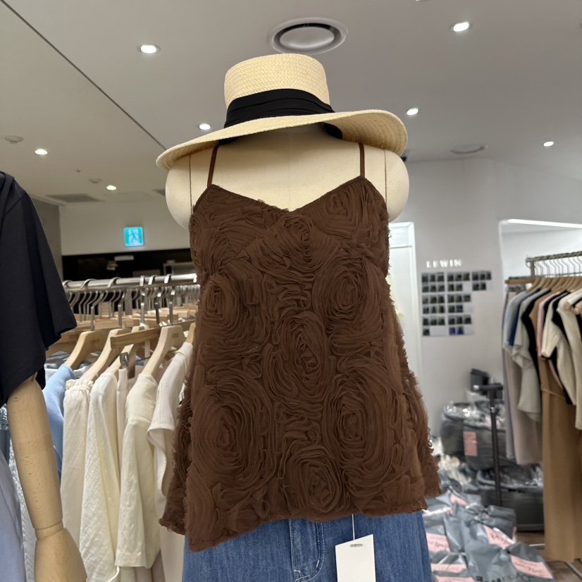 LEWIN韓國東大門直郵女裝新品26春夏時尚職業人氣吊帶背心LEWIN吊帶/背心圖色3