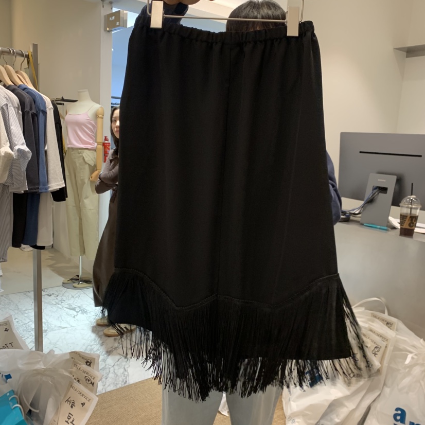 SELF SERVICE韓國直郵女士新品休閑26夏季26春夏半身裙中短裙SELF SERVICE半身裙/中短裙