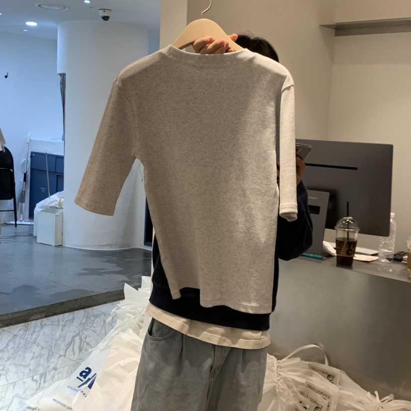 SELF SERVICE韓國東大門直郵女裝新品26春夏休閑26夏季T恤SELF SERVICET恤