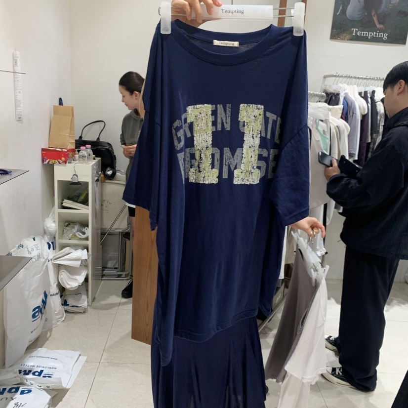 TEMPTING東大門實拍韓國女士新款職業推薦26春夏休閑26夏季T恤TEMPTINGT恤圖色4