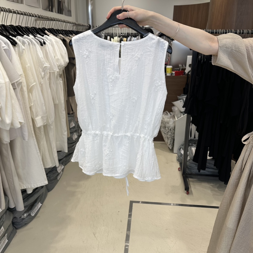 LE EDITION/LEBOENE/ANDYOUEDITION韓國直郵女士新款時尚吊帶背心刺繡LE EDITION/LEBOENE/ANDYOUEDITION吊帶/背心