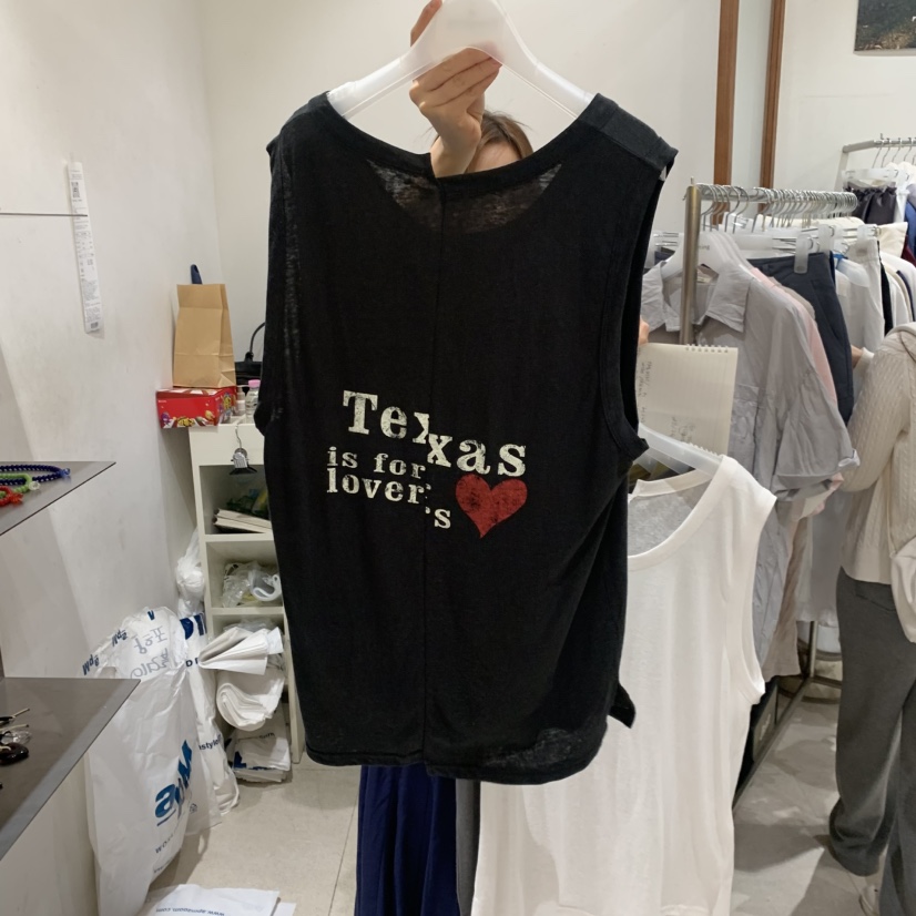 TEMPTING韓國直郵女裝新品熱賣休閑推薦人氣吊帶背心亞麻布TEMPTING吊帶/背心