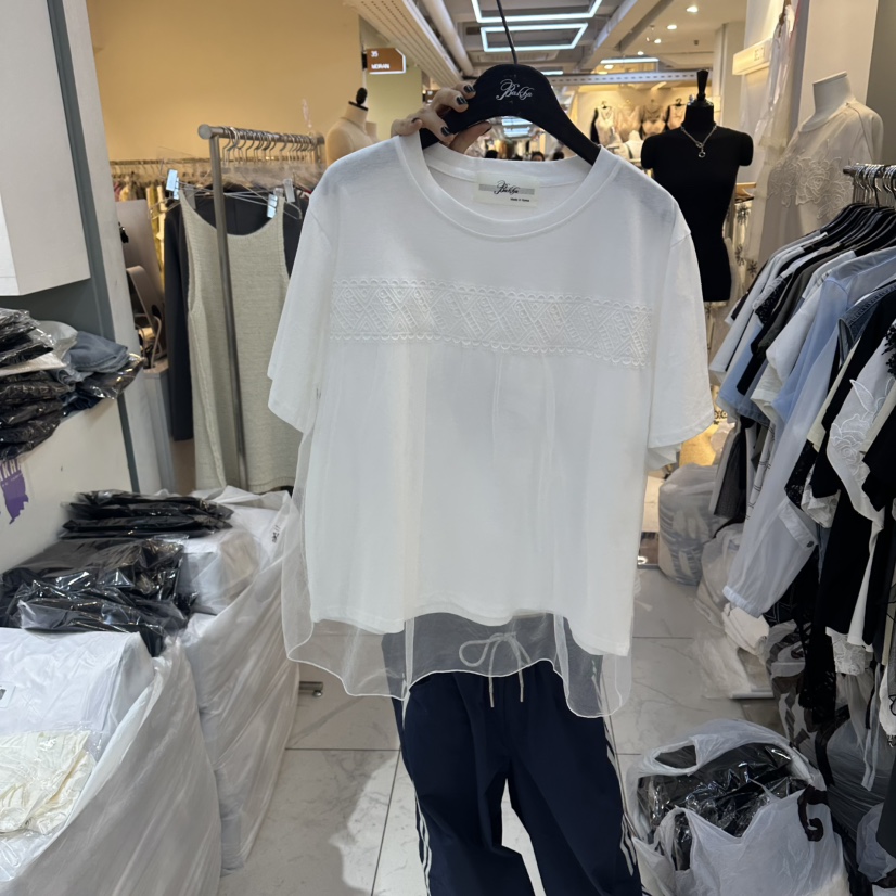 空韓國直郵實拍女裝新款熱賣26夏季時尚職業吊帶背心蕾絲BAKHA吊帶/背心