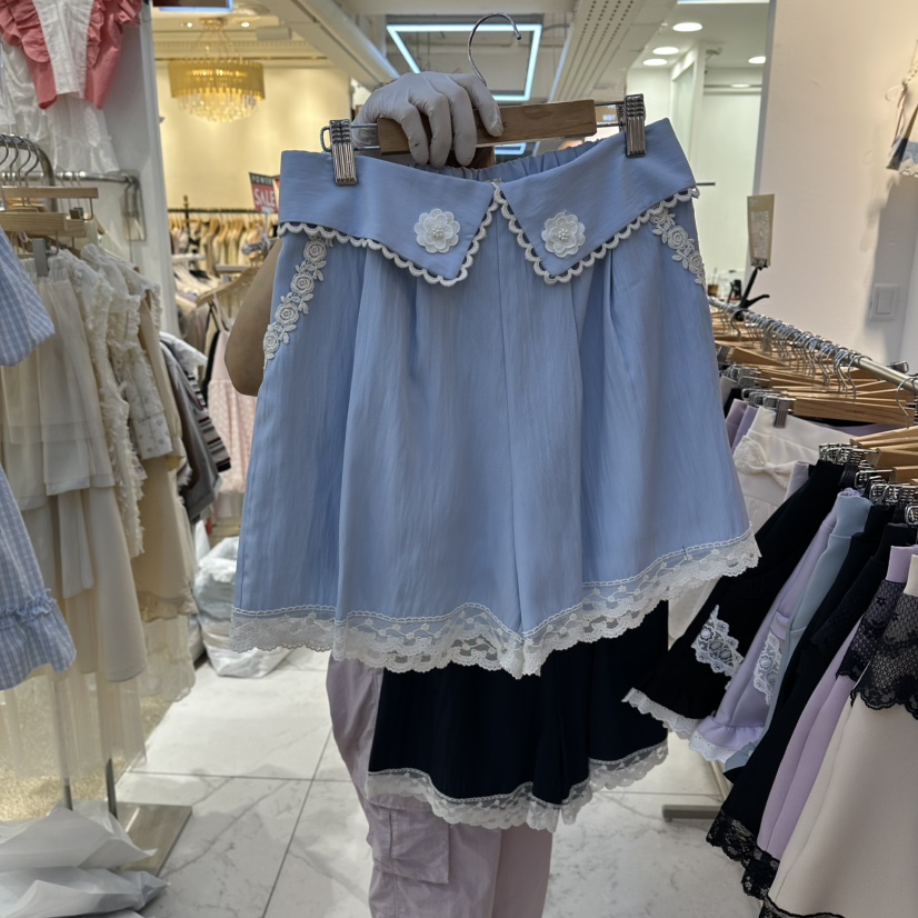 PAPA韓國直郵實拍女士新品26春夏推薦人氣熱賣時尚26夏季短褲Papaine/HALMADE短褲圖色2