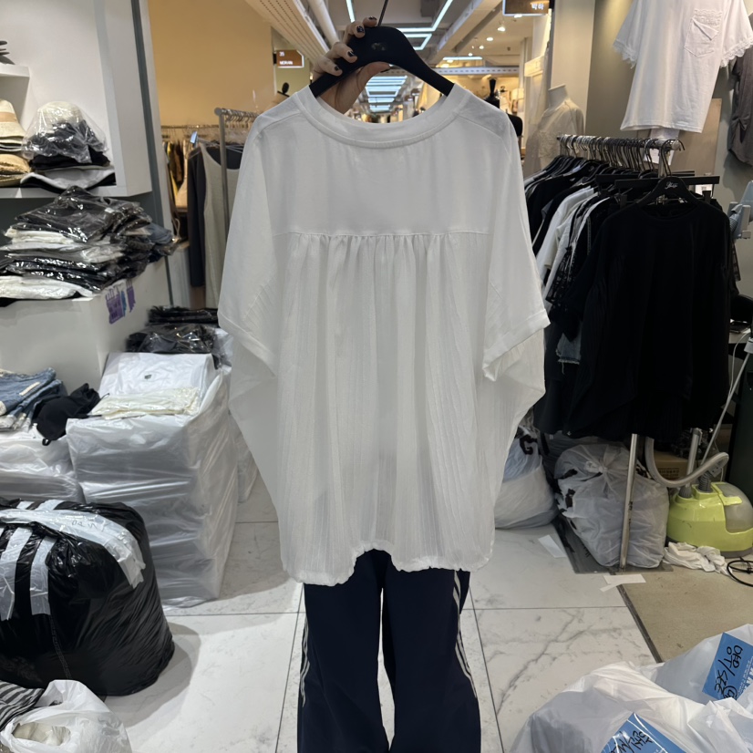 空韓國直郵實拍女士新品推薦熱賣人氣時尚職業26夏季26春夏T恤BAKHAT恤
