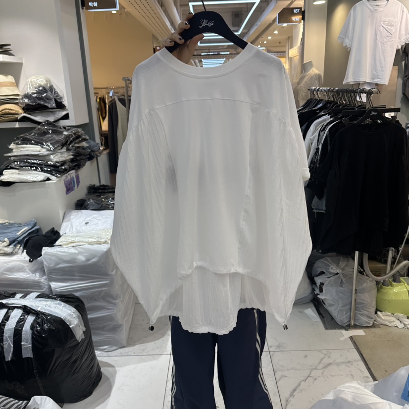 空韓國直郵實拍女士新品推薦熱賣人氣時尚職業26夏季26春夏T恤BAKHAT恤圖色1