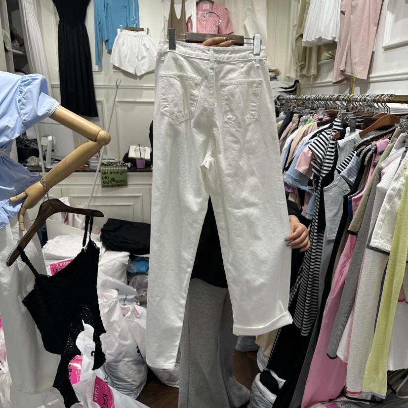 J.RITZY韓國直郵女士新品時尚26春夏休閑職業休閑褲褶皺J.RITZY休閑褲